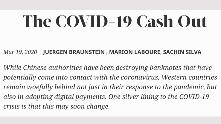 Deutsche Bank Envisions Post Covid-19 Economy Accelerating Digital Payments